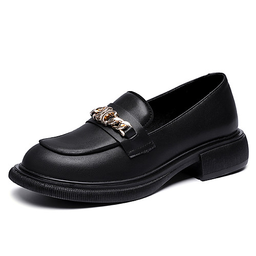 Women's Loafers & Slip-Ons Flat Heel Round Toe Booties Ankle Boots Daily Home Leather Solid Colored Black
Women's Loafers & Slip-Ons Flat Heel Round Toe Booties Ankle Boots Daily Home Leather Solid Colored Black