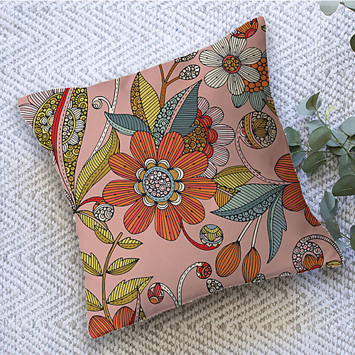 Floral Double Side Cushion Cover 1PC Soft Decorative Square Throw Pillow Cover Cushion Case Pillowcase for Bedroom Livingroom Superior Quality Machine Washable Outdoor Cushion for Sofa Couch Bed Chair
Floral Double Side Cushion Cover 1PC Soft Decorative Square Throw Pillow Cover Cushion Case Pillowcase for Bedroom Livingroom Superior Quality Machine Washable Outdoor Cushion for Sofa Couch Bed Chair