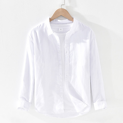 Men's Shirt Solid Color Button-Down Long Sleeve Casual Tops Lightweight Casual Fashion Breathable Blue Gray Khaki
Men's Shirt Solid Color Button-Down Long Sleeve Casual Tops Lightweight Casual Fashion Breathable Blue Gray Khaki
