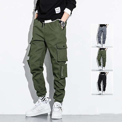 Men's Sporty Casual Breathable Soft Daily Sports Pants Tactical Cargo Pants Solid Color Full Length Pocket Elastic Waist 1 2 3 4 5
Men's Sporty Casual Breathable Soft Daily Sports Pants Tactical Cargo Pants Solid Color Full Length Pocket Elastic Waist 1 2 3 4 5