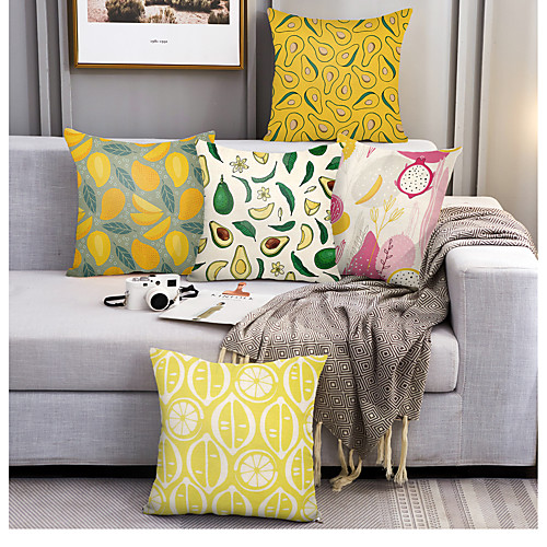 Fruit Double Side Cushion Cover 5PC Soft Decorative Square Throw Pillow Cover Cushion Case Pillowcase for Bedroom Livingroom Superior Quality Machine Washable Outdoor Cushion for Sofa Couch Bed Chair
Fruit Double Side Cushion Cover 5PC Soft Decorative Square Throw Pillow Cover Cushion Case Pillowcase for Bedroom Livingroom Superior Quality Machine Washable Outdoor Cushion for Sofa Couch Bed Chair