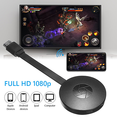 HDMI-compatible HD TV Stick Wireless WiFi Display TV Dongle Receiver Airplay YouTube Media Streamer Adapter Media Support HDMI-compatible Miracast HDTV Display Dongle
HDMI-compatible HD TV Stick Wireless WiFi Display TV Dongle Receiver Airplay YouTube Media Streamer Adapter Media Support HDMI-compatible Miracast HDTV Display Dongle