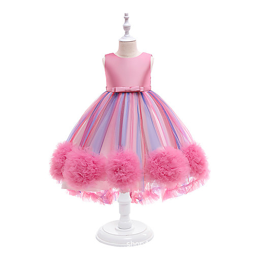 Ball Gown Asymmetrical Flower Girl Dresses Party Satin Sleeveless Jewel Neck with Sash / Ribbon / Formal Evening
Ball Gown Asymmetrical Flower Girl Dresses Party Satin Sleeveless Jewel Neck with Sash / Ribbon / Formal Evening