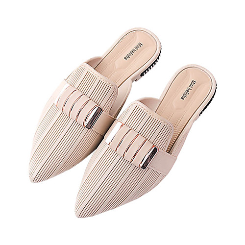 Women's Clogs & Mules Flat Heel Pointed Toe Peep Toe Daily Home PVC Solid Colored Almond Blue Orange
Women's Clogs & Mules Flat Heel Pointed Toe Peep Toe Daily Home PVC Solid Colored Almond Blue Orange