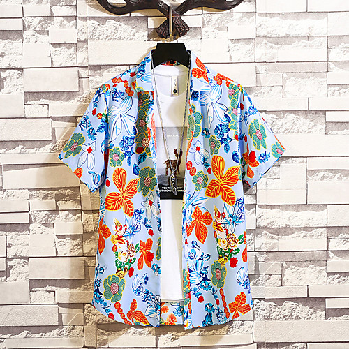 Men's Shirt Other Prints Graphic Graphic Prints Plus Size Print Short Sleeve Casual Tops Chinoiserie Blue Black
Men's Shirt Other Prints Graphic Graphic Prints Plus Size Print Short Sleeve Casual Tops Chinoiserie Blue Black