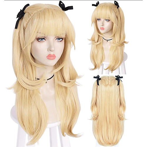 Cosplay Cosplay Cosplay Wigs Women's With 2 Ponytails 26 inch Heat Resistant Fiber Wavy Blonde Adults' Anime Wig
Cosplay Cosplay Cosplay Wigs Women's With 2 Ponytails 26 inch Heat Resistant Fiber Wavy Blonde Adults' Anime Wig