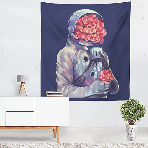 Astronaut Floral Wall Tapestry Art Decor Blanket Curtain Hanging Home Bedroom Living Room Decoration Polyester Oil Painting Style
Astronaut Floral Wall Tapestry Art Decor Blanket Curtain Hanging Home Bedroom Living Room Decoration Polyester Oil Painting Style