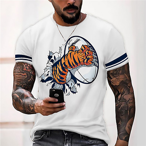 Men's Unisex Tee T shirt Shirt 3D Print Graphic Prints Paw Print Short Sleeve Daily Tops Casual Designer Big and Tall White
Men's Unisex Tee T shirt Shirt 3D Print Graphic Prints Paw Print Short Sleeve Daily Tops Casual Designer Big and Tall White