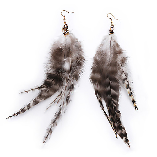 Handmade Natural Feather Dangle Earrings Vintage Bohemian Multicolor Pheasant Feathers Earrings for Womens (js000058-1)
Handmade Natural Feather Dangle Earrings Vintage Bohemian Multicolor Pheasant Feathers Earrings for Womens (js000058-1)
