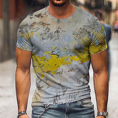 Men's Unisex Tee T shirt Shirt 3D Print Graphic Prints Oil Painting Print Short Sleeve Daily Tops Casual Designer Big and Tall Gray
Men's Unisex Tee T shirt Shirt 3D Print Graphic Prints Oil Painting Print Short Sleeve Daily Tops Casual Designer Big and Tall Gray