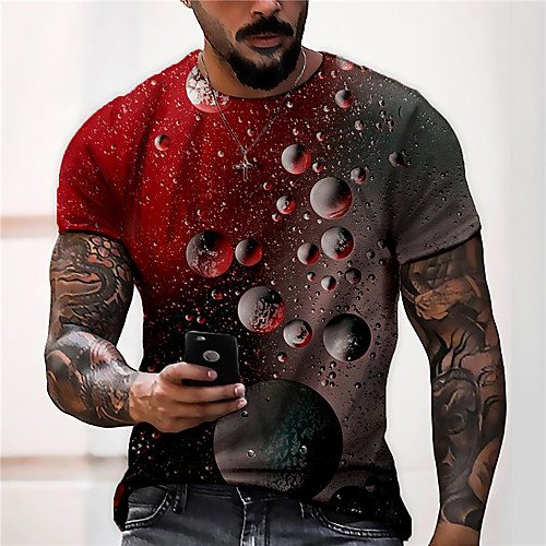 Men's Unisex Tee T shirt Shirt 3D Print Paisley Graphic Prints Print Short Sleeve Daily Tops Casual Designer Big and Tall Red
Men's Unisex Tee T shirt Shirt 3D Print Paisley Graphic Prints Print Short Sleeve Daily Tops Casual Designer Big and Tall Red