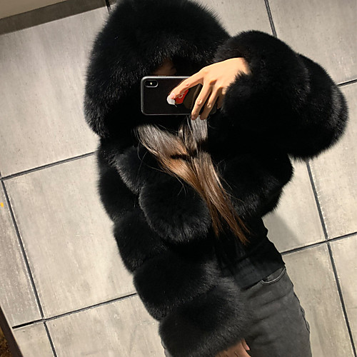 Women's Faux Fur Coat Daily Wear Fall Winter Short Coat V Neck Regular Fit Casual Jacket Solid Color Others Sapphire Navy / Spring
Women's Faux Fur Coat Daily Wear Fall Winter Short Coat V Neck Regular Fit Casual Jacket Solid Color Others Sapphire Navy / Spring