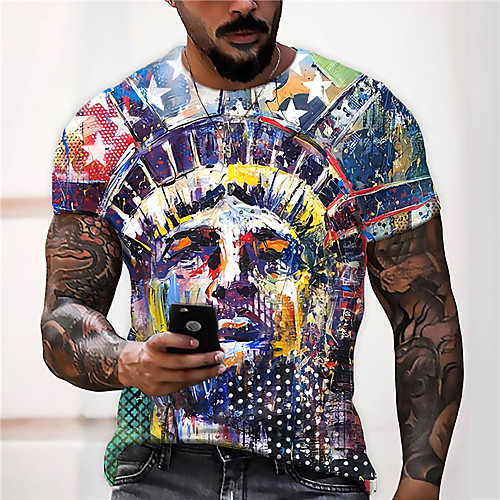 Men's Unisex Tee T shirt Shirt 3D Print Graphic Prints Oil Painting Print Short Sleeve Daily Tops Casual Designer Big and Tall Rainbow
Men's Unisex Tee T shirt Shirt 3D Print Graphic Prints Oil Painting Print Short Sleeve Daily Tops Casual Designer Big and Tall Rainbow