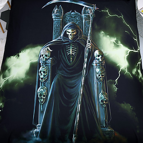 Skull Duvet Cover 3D Printed Bedding Set for Adults Teens God of hell Comforter Cover with 2 Pillowcases Halloween Decor Skull with Two Beauty Quilt Cover Set King Size
Skull Duvet Cover 3D Printed Bedding Set for Adults Teens God of hell Comforter Cover with 2 Pillowcases Halloween Decor Skull with Two Beauty Quilt Cover Set King Size
