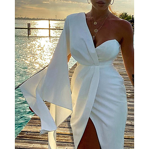 Women's A Line Dress Midi Dress White Black Sleeveless Solid Color Summer Sexy 2021 S M L XL
Women's A Line Dress Midi Dress White Black Sleeveless Solid Color Summer Sexy 2021 S M L XL