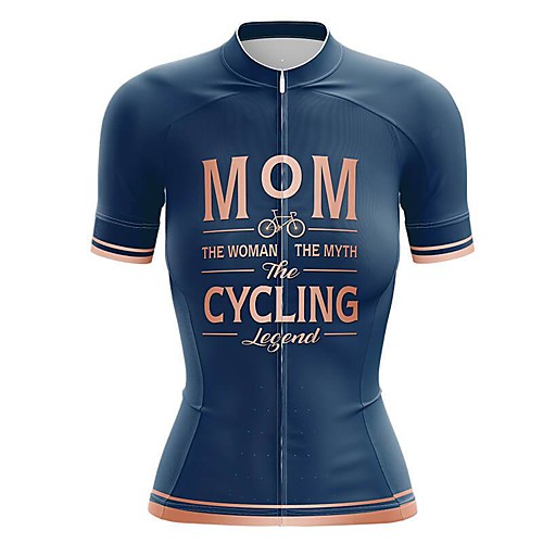 21Grams Women's Short Sleeve Cycling Jersey Summer Spandex Dark Navy Bike Top Mountain Bike MTB Road Bike Cycling Quick Dry Moisture Wicking Sports Clothing Apparel / Stretchy / Athleisure
21Grams Women's Short Sleeve Cycling Jersey Summer Spandex Dark Navy Bike Top Mountain Bike MTB Road Bike Cycling Quick Dry Moisture Wicking Sports Clothing Apparel / Stretchy / Athleisure