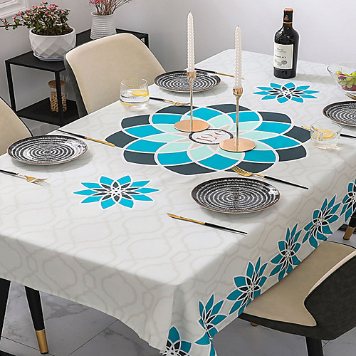 Tablecloth Water-Resistant Table Cloth Flower Linen Wrinkle Free Wipeable Washable Rectangle Tablecloth for Outdoor Picnic Kitchen Dining
Tablecloth Water-Resistant Table Cloth Flower Linen Wrinkle Free Wipeable Washable Rectangle Tablecloth for Outdoor Picnic Kitchen Dining