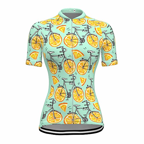 21Grams Women's Short Sleeve Cycling Jersey Summer Spandex Green Fruit Bike Top Mountain Bike MTB Road Bike Cycling Quick Dry Moisture Wicking Sports Clothing Apparel / Stretchy / Athleisure
21Grams Women's Short Sleeve Cycling Jersey Summer Spandex Green Fruit Bike Top Mountain Bike MTB Road Bike Cycling Quick Dry Moisture Wicking Sports Clothing Apparel / Stretchy / Athleisure