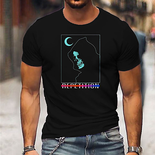 Men's Unisex Tee T shirt Shirt Hot Stamping Graphic Prints Skull Print Short Sleeve Casual Tops Cotton Basic Designer Big and Tall Black
Men's Unisex Tee T shirt Shirt Hot Stamping Graphic Prints Skull Print Short Sleeve Casual Tops Cotton Basic Designer Big and Tall Black