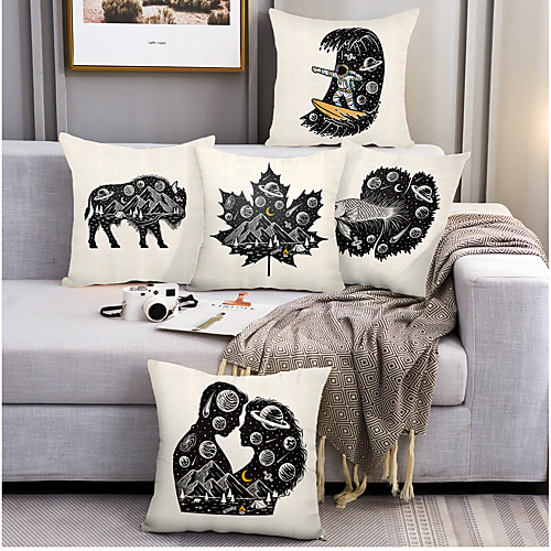 Astronaut Double Side Cushion Cover 5PC Soft Decorative Square Throw Pillow Cover Cushion Case Pillowcase for Bedroom Livingroom Superior Quality Machine Washable Outdoor Cushion for Sofa Couch Bed Chair Planet
Astronaut Double Side Cushion Cover 5PC Soft Decorative Square Throw Pillow Cover Cushion Case Pillowcase for Bedroom Livingroom Superior Quality Machine Washable Outdoor Cushion for Sofa Couch Bed Chair Planet