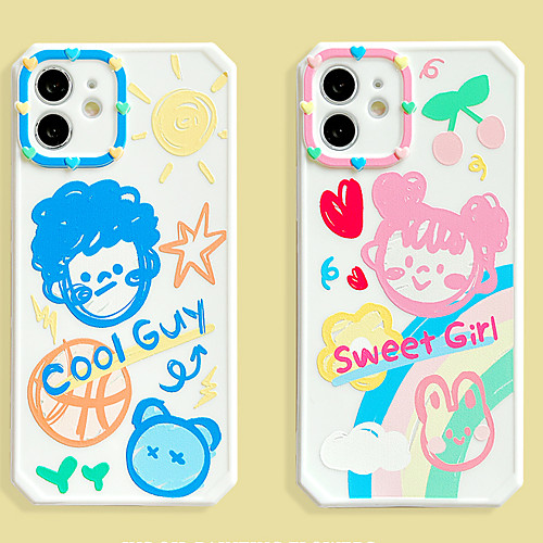 Phone Case For Apple Back Cover iPhone 12 Pro Max 11 SE 2020 X XR XS Max 8 7 Shockproof Dustproof Cartoon Word / Phrase TPU
Phone Case For Apple Back Cover iPhone 12 Pro Max 11 SE 2020 X XR XS Max 8 7 Shockproof Dustproof Cartoon Word / Phrase TPU