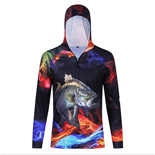 CAWANFLY Men's Hoodie Jacket Fishing Jacket Outdoor Long Sleeve UPF50 UV Protection Quick Dry Waterproof Zipper Lightweight Jacket Top Autumn / Fall Spring Summer Athleisure Fishing Camping & Hiking
CAWANFLY Men's Hoodie Jacket Fishing Jacket Outdoor Long Sleeve UPF50 UV Protection Quick Dry Waterproof Zipper Lightweight Jacket Top Autumn / Fall Spring Summer Athleisure Fishing Camping & Hiking