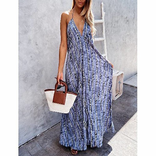 Women's A Line Dress Maxi long Dress Blue Gray Sleeveless Print Summer Sexy 2021 S M L XL 2XL
Women's A Line Dress Maxi long Dress Blue Gray Sleeveless Print Summer Sexy 2021 S M L XL 2XL