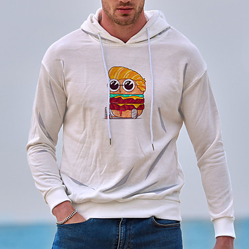 Men's Unisex Hoodie Food Graphic Prints Print Casual Daily Hot Stamping Basic Designer Hoodies Sweatshirts White
Men's Unisex Hoodie Food Graphic Prints Print Casual Daily Hot Stamping Basic Designer Hoodies Sweatshirts White