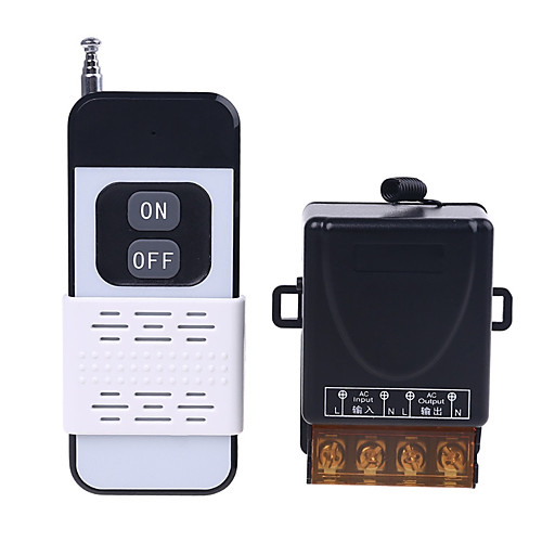 AC110V 220V 1CH Relay Remote Control Switch 30A Relay 1CH Wireless RF Remote Control Switch TransmitterReceiver 433M
AC110V 220V 1CH Relay Remote Control Switch 30A Relay 1CH Wireless RF Remote Control Switch TransmitterReceiver 433M