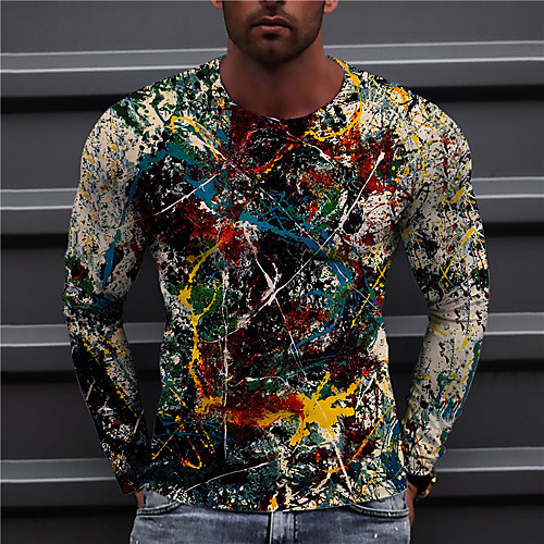 Men's Unisex Tee T shirt Shirt 3D Print Graphic Prints Graffiti Print Long Sleeve Daily Tops Casual Designer Big and Tall Rainbow
Men's Unisex Tee T shirt Shirt 3D Print Graphic Prints Graffiti Print Long Sleeve Daily Tops Casual Designer Big and Tall Rainbow
