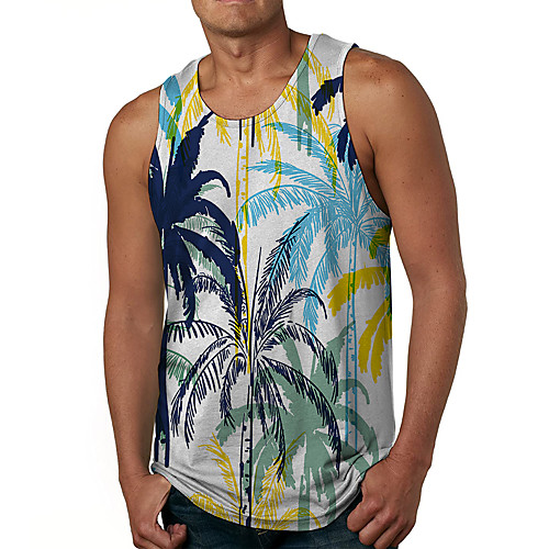 Men's Vest T shirt 3D Print Graphic Graphic Prints 3D Print Sleeveless Daily Tops Basic Casual White
Men's Vest T shirt 3D Print Graphic Graphic Prints 3D Print Sleeveless Daily Tops Basic Casual White
