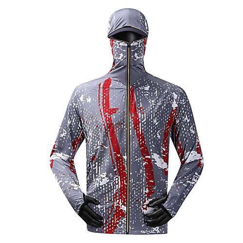 CAWANFLY Men's Hoodie Jacket Fishing Jacket Outdoor Long Sleeve UPF50 UV Protection Quick Dry Waterproof Zipper Lightweight Jacket Top Autumn / Fall Spring Summer Athleisure Fishing Camping & Hiking
CAWANFLY Men's Hoodie Jacket Fishing Jacket Outdoor Long Sleeve UPF50 UV Protection Quick Dry Waterproof Zipper Lightweight Jacket Top Autumn / Fall Spring Summer Athleisure Fishing Camping & Hiking