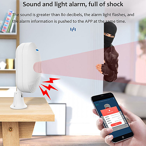 WiFi Motion Sensor Sound Alarm PIR Infrared Motion Detector Security Burglar Alarm
WiFi Motion Sensor Sound Alarm PIR Infrared Motion Detector Security Burglar Alarm