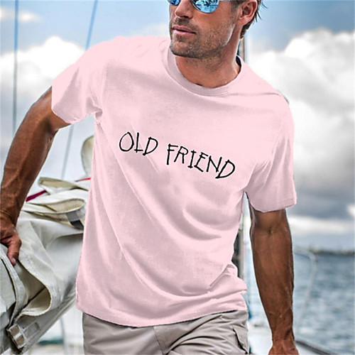 Men's Unisex Tee T shirt Shirt Hot Stamping Graphic Prints Letter Short Sleeve Casual Tops Cotton Basic Fashion Designer Big and Tall Blue Yellow Blushing Pink
Men's Unisex Tee T shirt Shirt Hot Stamping Graphic Prints Letter Short Sleeve Casual Tops Cotton Basic Fashion Designer Big and Tall Blue Yellow Blushing Pink