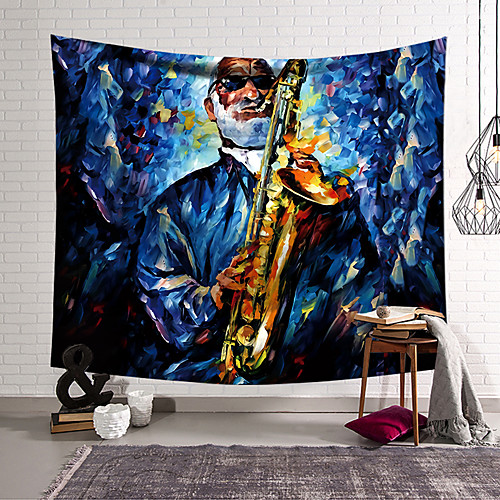 Oil Painting Style Wall Tapestry Art Decor Blanket Curtain Hanging Home Bedroom Living Room Decoration Polyester Vintage Musician
Oil Painting Style Wall Tapestry Art Decor Blanket Curtain Hanging Home Bedroom Living Room Decoration Polyester Vintage Musician