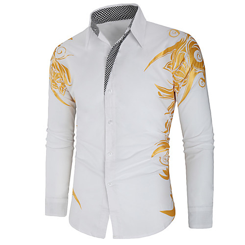 Men's Shirt Other Prints Totem Long Sleeve Daily Tops Cool Button Down Collar Wine Army Green Gray
Men's Shirt Other Prints Totem Long Sleeve Daily Tops Cool Button Down Collar Wine Army Green Gray