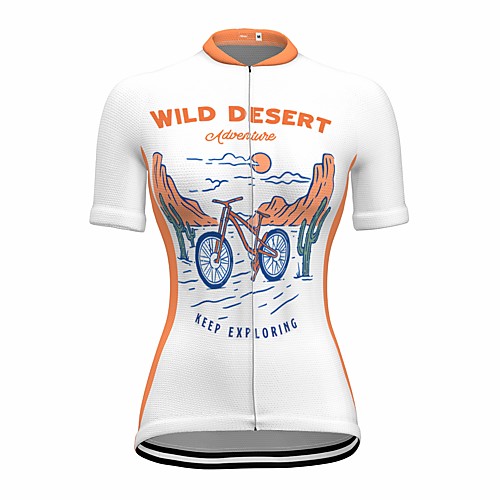 21Grams Women's Short Sleeve Cycling Jersey Summer Spandex White Bike Top Mountain Bike MTB Road Bike Cycling Quick Dry Moisture Wicking Sports Clothing Apparel / Stretchy / Athleisure
21Grams Women's Short Sleeve Cycling Jersey Summer Spandex White Bike Top Mountain Bike MTB Road Bike Cycling Quick Dry Moisture Wicking Sports Clothing Apparel / Stretchy / Athleisure