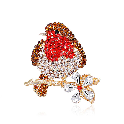 Women's Cubic Zirconia Brooches Classic Bird Vintage Brooch Jewelry Red For Casual Daily
Women's Cubic Zirconia Brooches Classic Bird Vintage Brooch Jewelry Red For Casual Daily