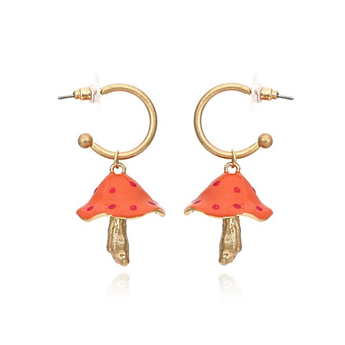 Mushroom Creative Dangle Earrings Fantasy Cute Drip Oil Earrings for Women and Girls
Mushroom Creative Dangle Earrings Fantasy Cute Drip Oil Earrings for Women and Girls