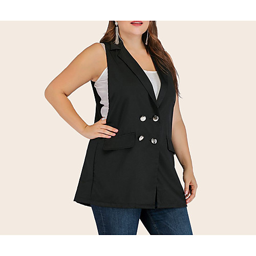 Women's Plus Size Vest V Neck Causal Daily Spring & Fall Black Big Size XL 2XL 3XL 4XL
Women's Plus Size Vest V Neck Causal Daily Spring & Fall Black Big Size XL 2XL 3XL 4XL