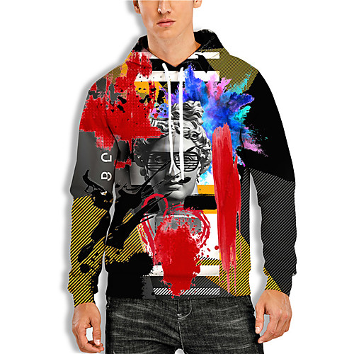Men's Pullover Hoodie Sweatshirt Graphic Prints Sculpture Print Daily Sports 3D Print 3D Print Casual Hoodies Sweatshirts Red
Men's Pullover Hoodie Sweatshirt Graphic Prints Sculpture Print Daily Sports 3D Print 3D Print Casual Hoodies Sweatshirts Red