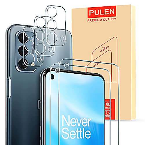 for oneplus nord n200 5g screen protector (2 packs) with 3 packs camera lens protector,hd clear scratch resistant bubble free anti-fingerprints 9h hardness tempered glass
for oneplus nord n200 5g screen protector (2 packs) with 3 packs camera lens protector,hd clear scratch resistant bubble free anti-fingerprints 9h hardness tempered glass
