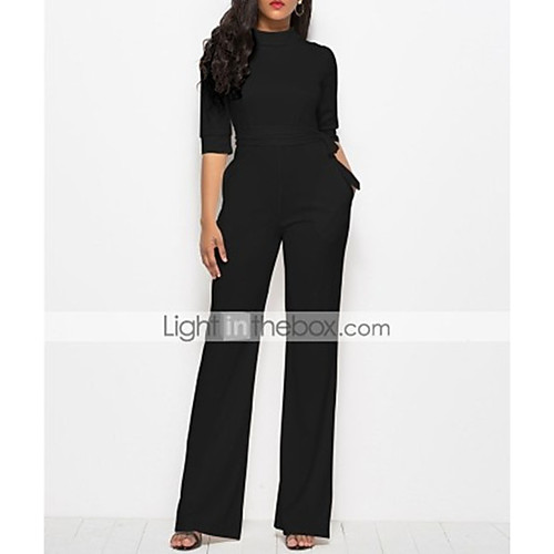 Women's Plus Size Streetwear Daily 2021 Yellow Wine Army Green Jumpsuit Solid Colored / Wide Leg / Sexy
Women's Plus Size Streetwear Daily 2021 Yellow Wine Army Green Jumpsuit Solid Colored / Wide Leg / Sexy