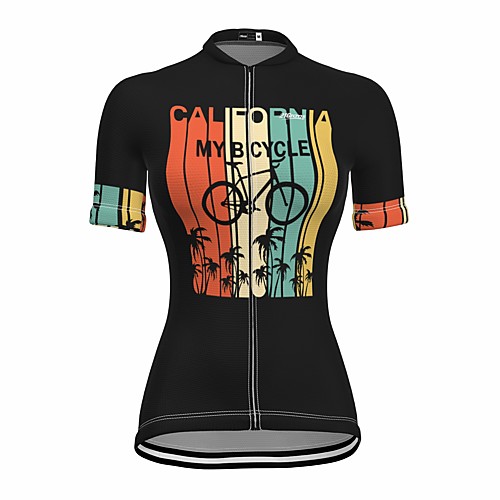 21Grams Women's Short Sleeve Cycling Jersey Summer Spandex Black Bike Top Mountain Bike MTB Road Bike Cycling Quick Dry Moisture Wicking Sports Clothing Apparel / Stretchy / Athleisure
21Grams Women's Short Sleeve Cycling Jersey Summer Spandex Black Bike Top Mountain Bike MTB Road Bike Cycling Quick Dry Moisture Wicking Sports Clothing Apparel / Stretchy / Athleisure