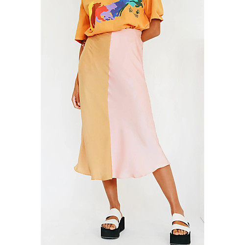 Women's Casual / Daily Weekend Basic Streetwear Capris Skirts Color Block Ruffle Patchwork Blue Yellow
Women's Casual / Daily Weekend Basic Streetwear Capris Skirts Color Block Ruffle Patchwork Blue Yellow