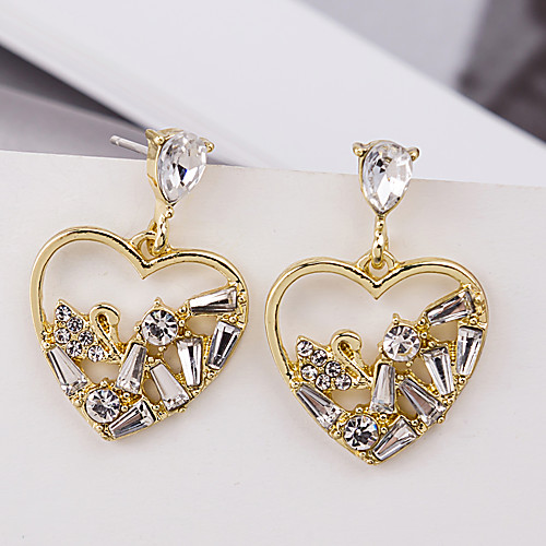 Swan in Heart Dangle Earrings Drop Earrings Earrings Heart Sweet Heart Wedding Birthday Simple Elegant Fashion French Earrings Jewelry Gold For Party Evening Gift Vacation Birthday Festival 1 Pair
Swan in Heart Dangle Earrings Drop Earrings Earrings Heart Sweet Heart Wedding Birthday Simple Elegant Fashion French Earrings Jewelry Gold For Party Evening Gift Vacation Birthday Festival 1 Pair