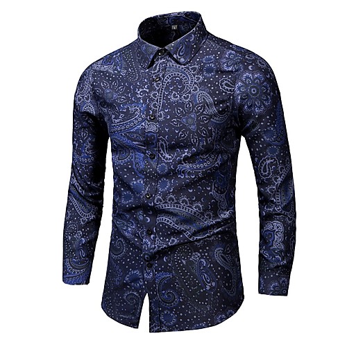 Men's Shirt Other Prints Graphic Plus Size Long Sleeve Casual Tops Casual Soft Breathable Navy Blue
Men's Shirt Other Prints Graphic Plus Size Long Sleeve Casual Tops Casual Soft Breathable Navy Blue