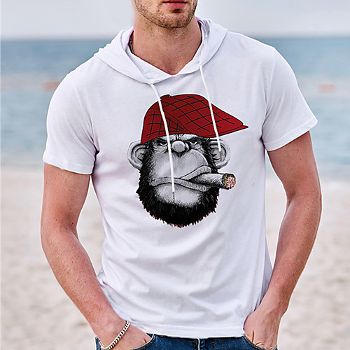 Men's Unisex Tee T shirt Shirt Hot Stamping Graphic Prints Orangutan Plus Size Short Sleeve Casual Tops Cotton Basic Designer Big and Tall White
Men's Unisex Tee T shirt Shirt Hot Stamping Graphic Prints Orangutan Plus Size Short Sleeve Casual Tops Cotton Basic Designer Big and Tall White