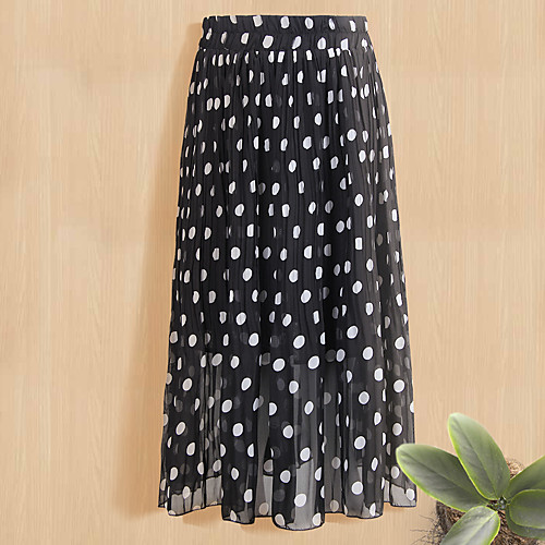 Women's Vacation Casual / Daily Basic Streetwear Capris Skirts Polka Dot Tulle Print Black
Women's Vacation Casual / Daily Basic Streetwear Capris Skirts Polka Dot Tulle Print Black