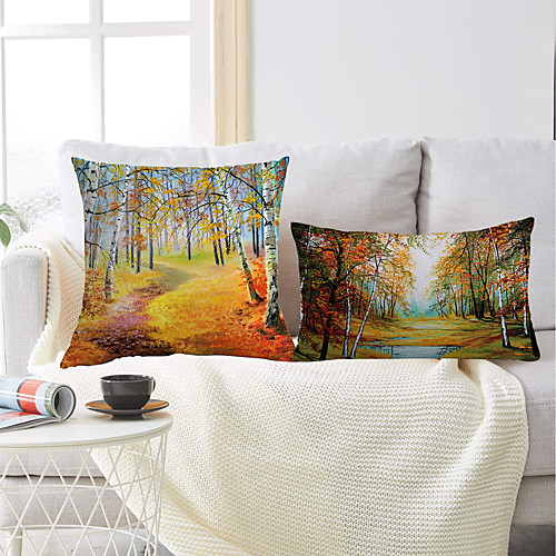 Oil Painting Style Double Side Cushion Cover 2PC Soft Decorative Square Throw Pillow Cover Cushion Case Pillowcase for Bedroom Livingroom Superior Quality Machine Washable Outdoor Cushion for Sofa Couch Bed Chair
Oil Painting Style Double Side Cushion Cover 2PC Soft Decorative Square Throw Pillow Cover Cushion Case Pillowcase for Bedroom Livingroom Superior Quality Machine Washable Outdoor Cushion for Sofa Couch Bed Chair